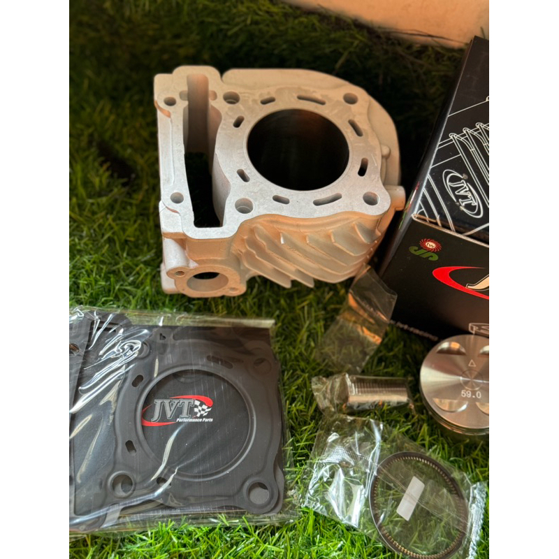 JVT BLOCK NMAX AEROX 59mm CHROMEBORE | Shopee Philippines