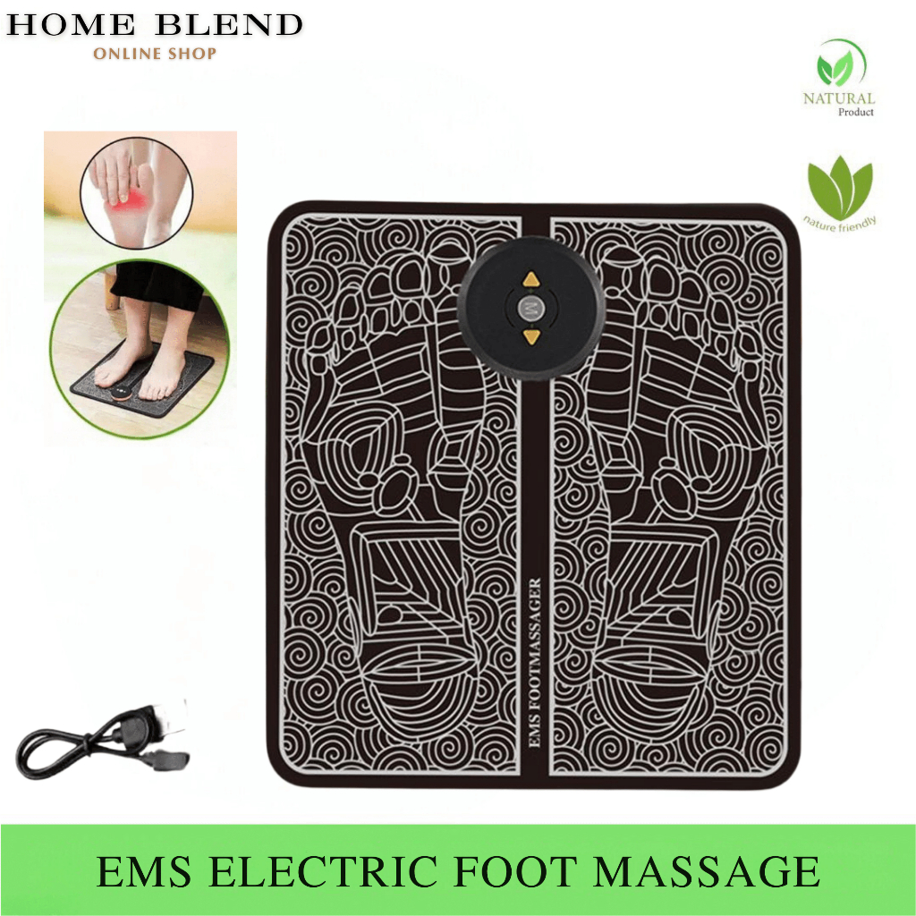 Advanced EMS Foot Massager - Electric Foot Massage Therapy Machine and ...