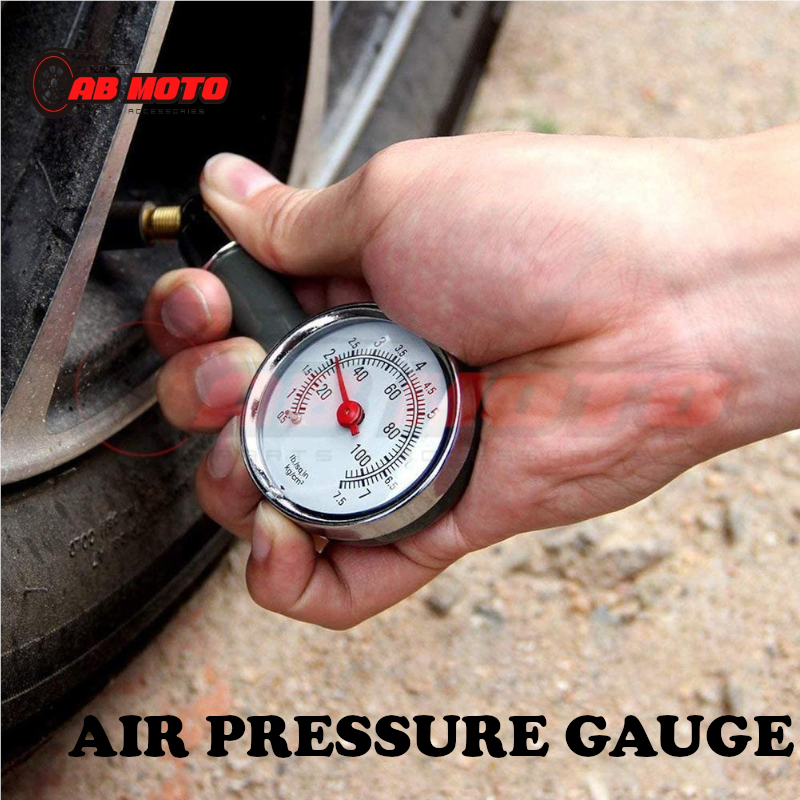 Portable Accurate Motor Car Tyre Tire Air Pressure Dial Meter Tester ...