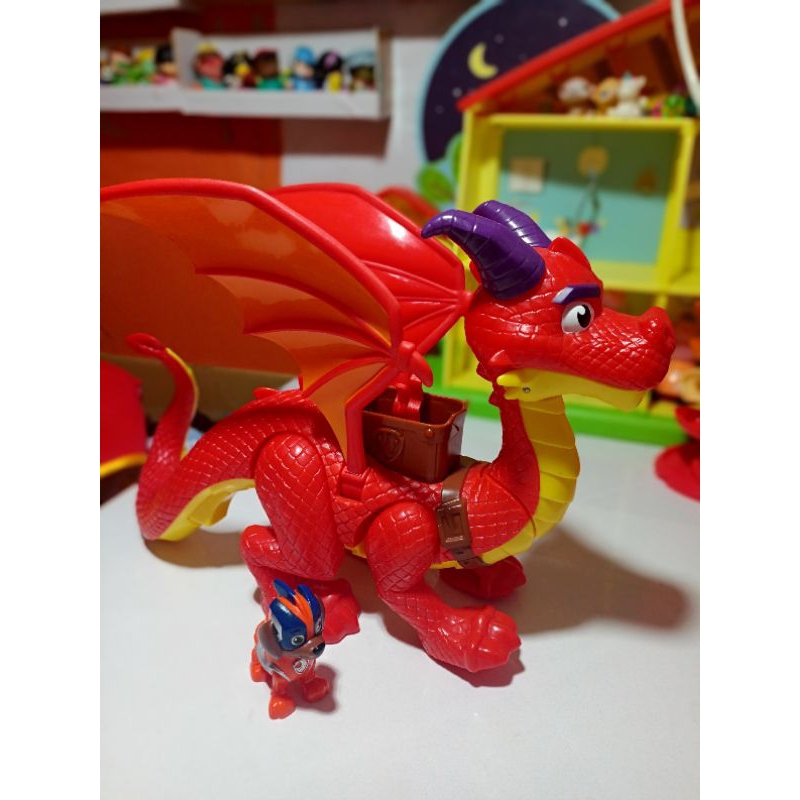 Paw Patrol Rescue Knights Sparks Dragon with Figure | Shopee Philippines
