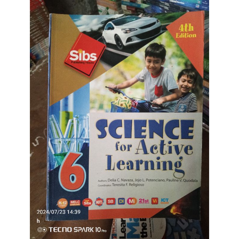 SCIENCE FOR ACTIVE LEARNING 6 (NEW) | Shopee Philippines