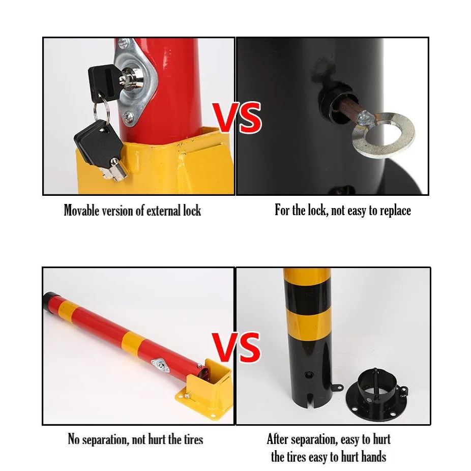 Movable Post Parking Space Lock Guard Parking Space Barrier Anti ...