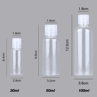 20ML 50ML 100ML Flip cap refilling bottle Cosmetic plastic bottle Empty ...