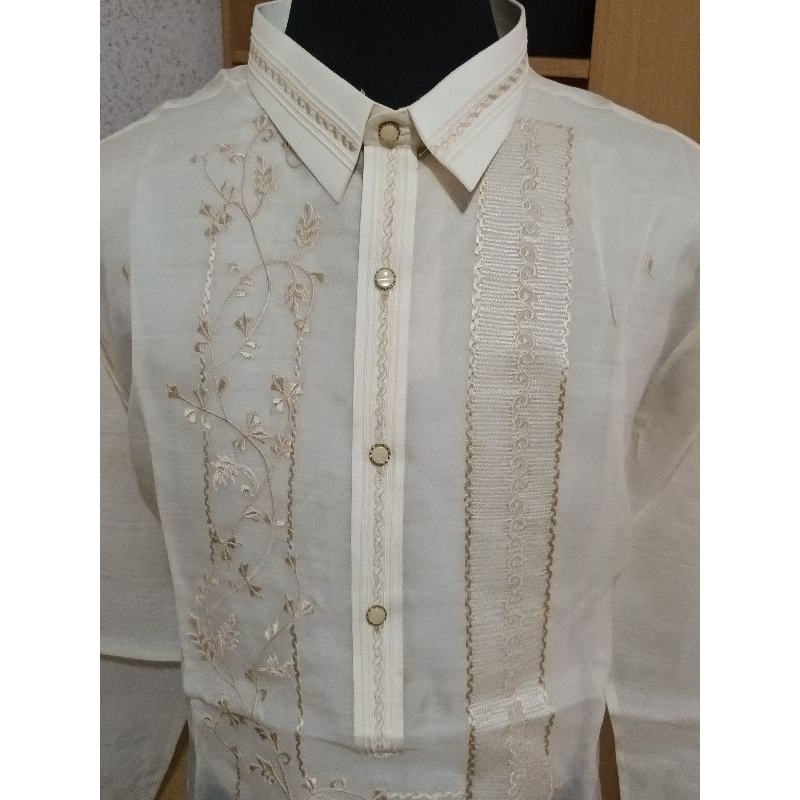Barong for Men Design Collar RN8 | Shopee Philippines