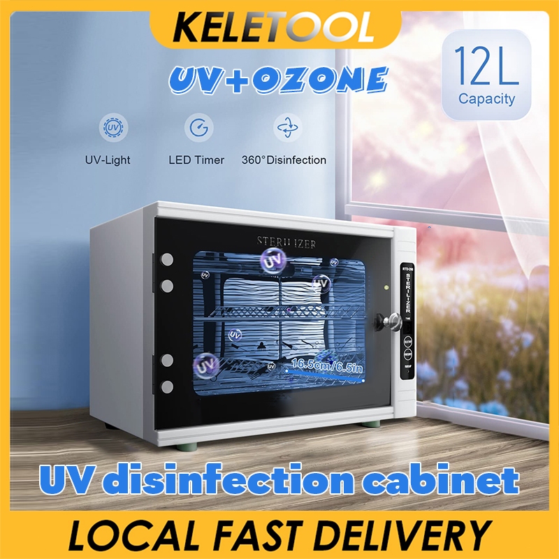 UV Sterilizer Cabinet Ozone Dish Disinfection Timer Autoclave Nail ...
