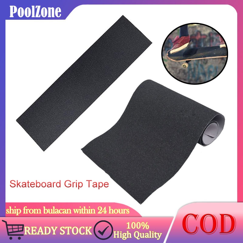 81x21cm Skateboard Grip Tape Sandpaper Sheet Black Longboard ...
