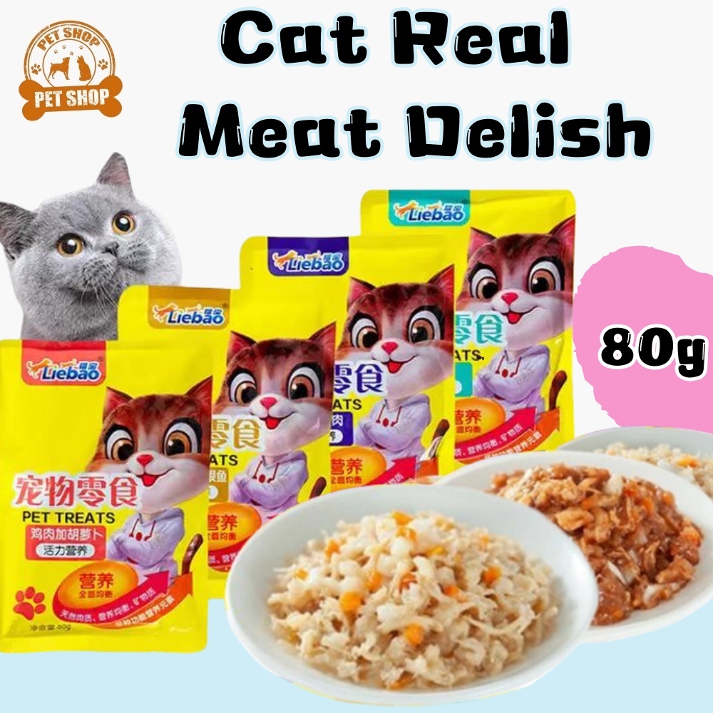 Carty Cat Wet Food Real Meat Delish 80g - Chicken Salmon Tuna Carrot ...