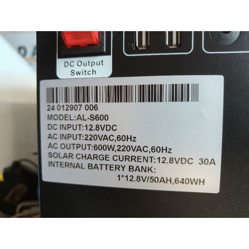 All in one portable solar generator 600w 12v psw inverter 30A mppt ...