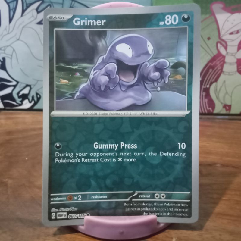 Grimer - 88/165 - Common Reverse Holo Scarlet and Violet 151 Pokemon TCG |  Shopee Philippines