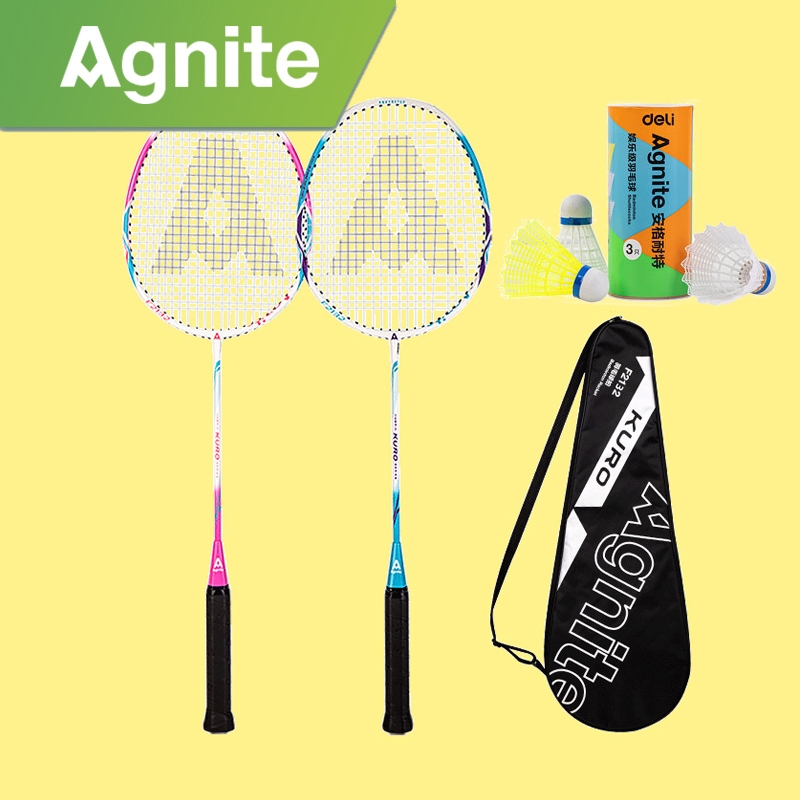 Deli Agnite F2132 Carbon Aluminum Integrated Badminton Racket Sports ...