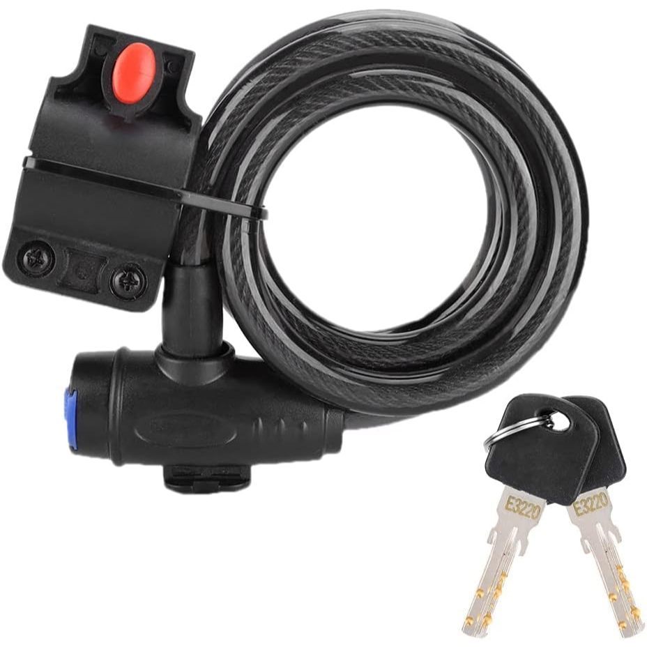 STANDARD SecureShield Bike Cable Lock: Weatherproof Heavy-Duty Security ...