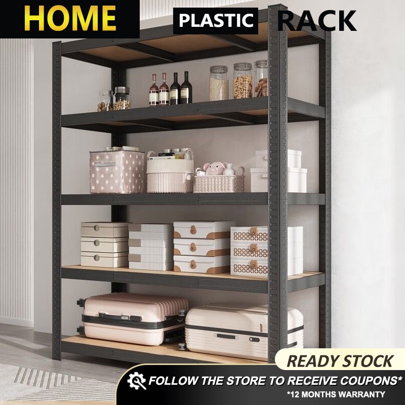 HOME FACTOR Iron Rack Warehouse Rack Kitchen Rack Supermarket Rack ...