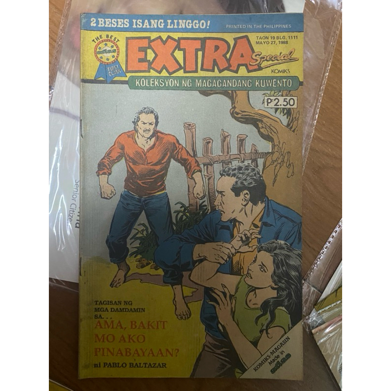 Vintage Komiks EXTRA SPECIAL MAYO 27, 1988 Koleksyon ng magagandang ...