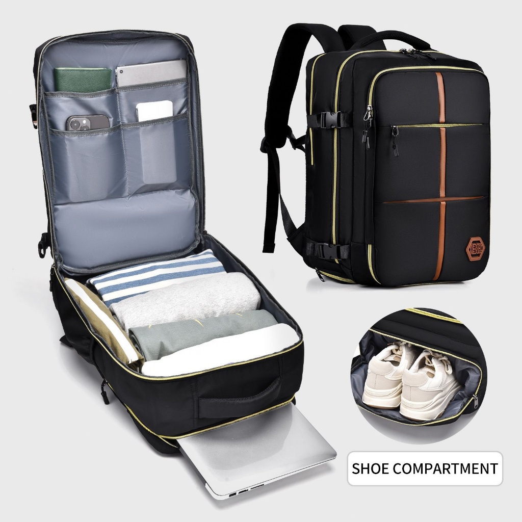 Travel Backpack for Men Multifunctional Bagpack Waterproof Large Capacity Travel Bag Outdoor Men Shopee Philippines