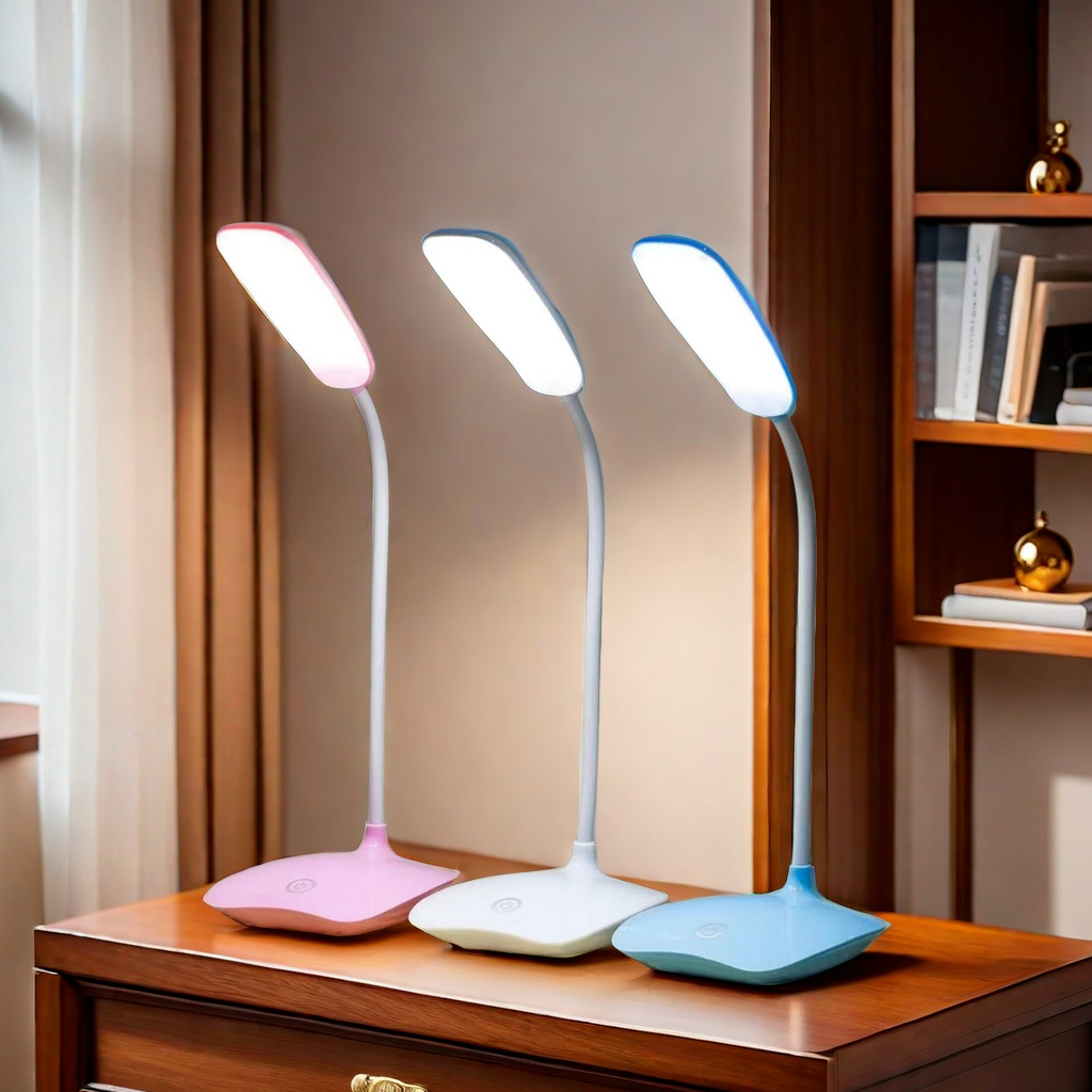 Table Lamp Rechargeable Student Study Desk Lamps lampshade for study ...