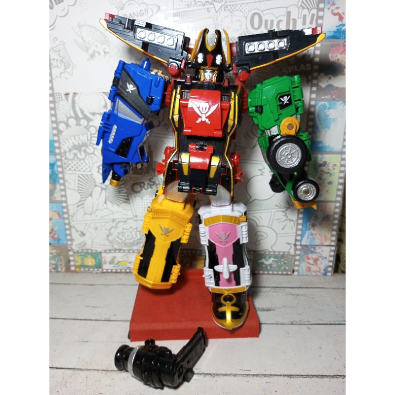 Bandai Power Rangers DX Gokaiger Gokaioh Megazord Figure | Shopee ...
