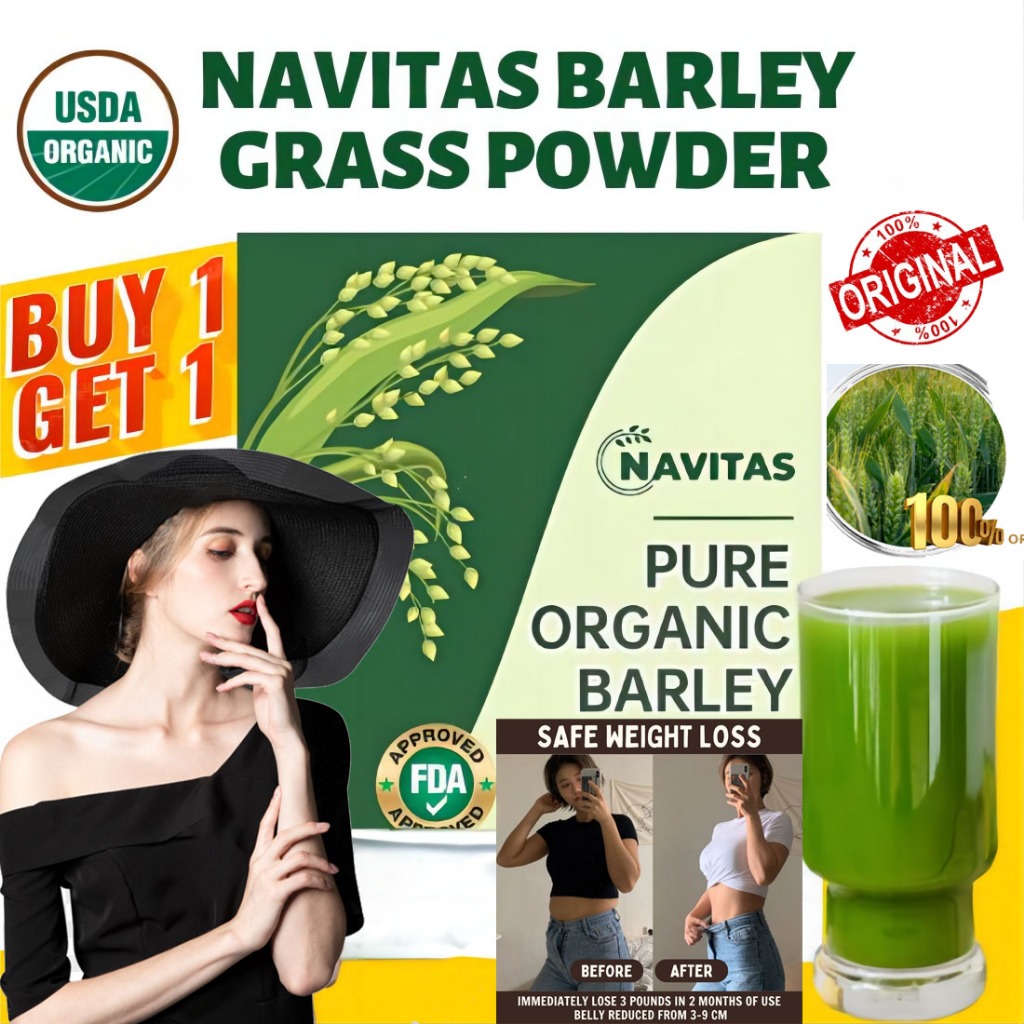 Barley Grass Powder Natural Organic Healthy Weight Loss Detox Tea Pure ...