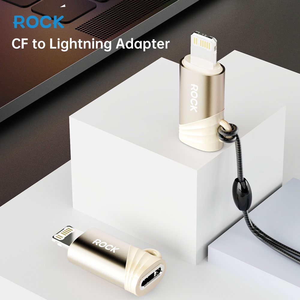 Rock Space L12 CF to Lightning Adapter Type-C to Lightning Converter ...