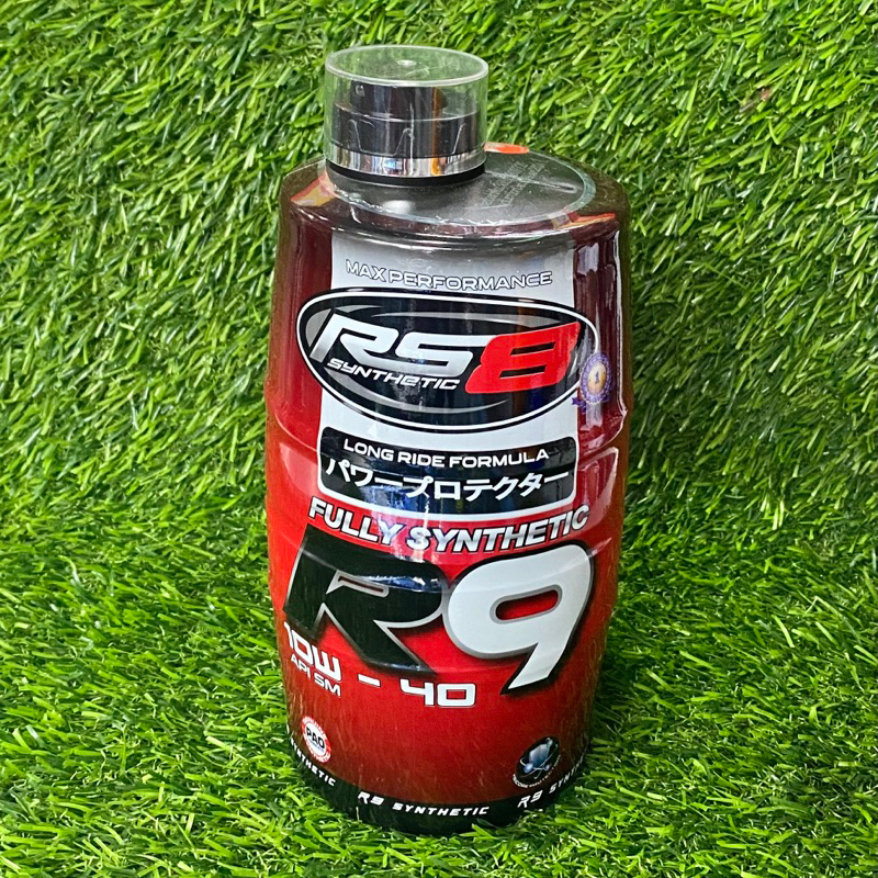RS8 R9 FULLY SYNTHETIC Motorcycle Oil 10W-40 800mL/1L | Shopee Philippines