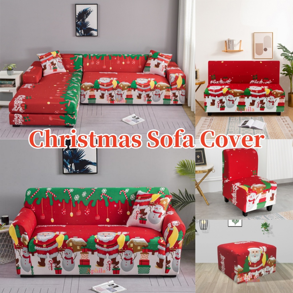 Aphila New Design Christmas Sofa Cover For Regular 1/2/3/4 Seater Size