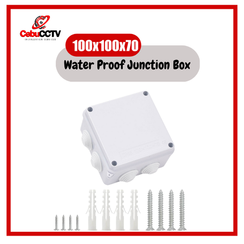 IP65 Waterproof CCTV Junction Box Enclosure 100x100x70mm | Shopee ...