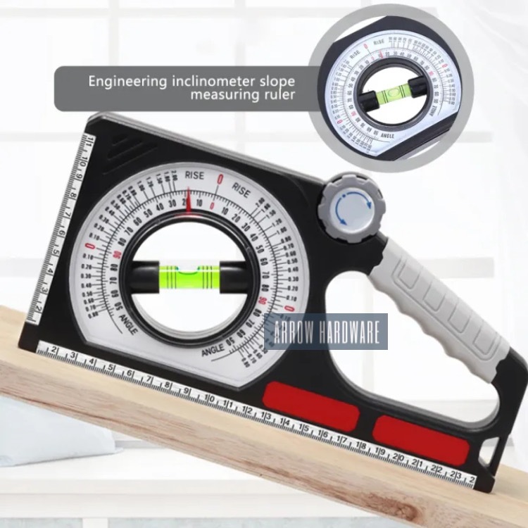 1pcs High Precision Slope Scale Inclinometer Universal Bevel Protractor ...