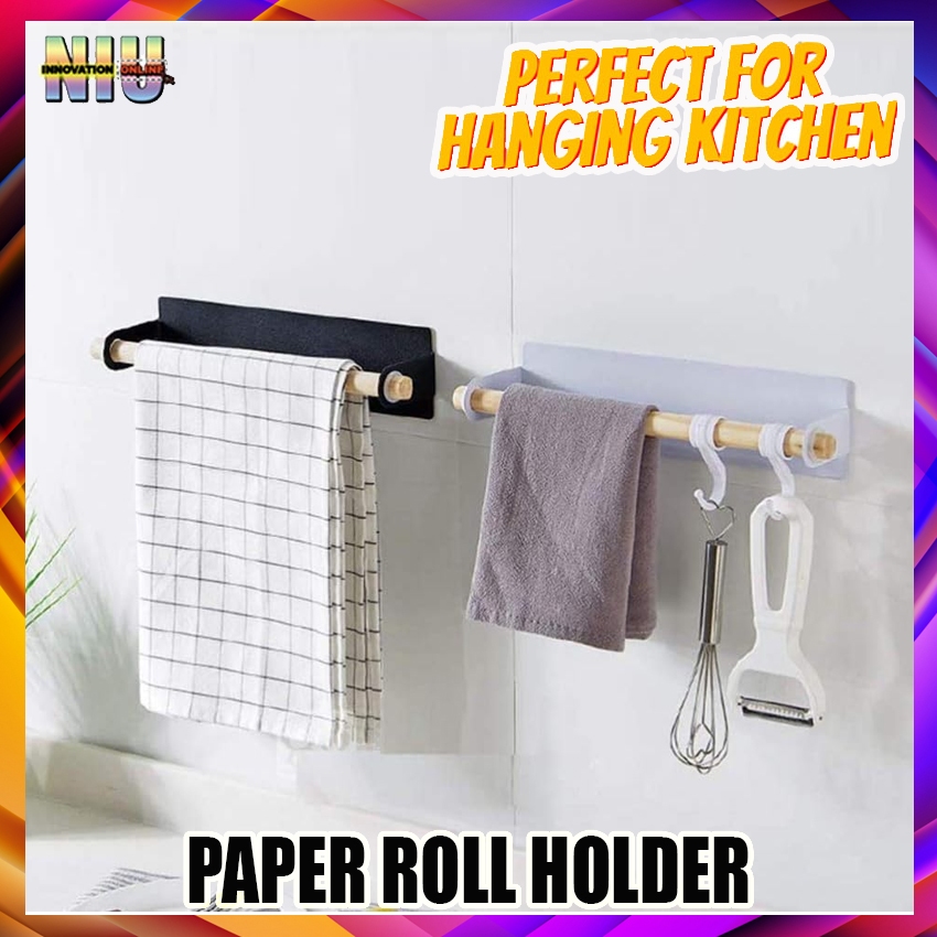 Kitchen Paper Roll Holder Rack Bathroom & Kitchen Rack Hanger Under ...