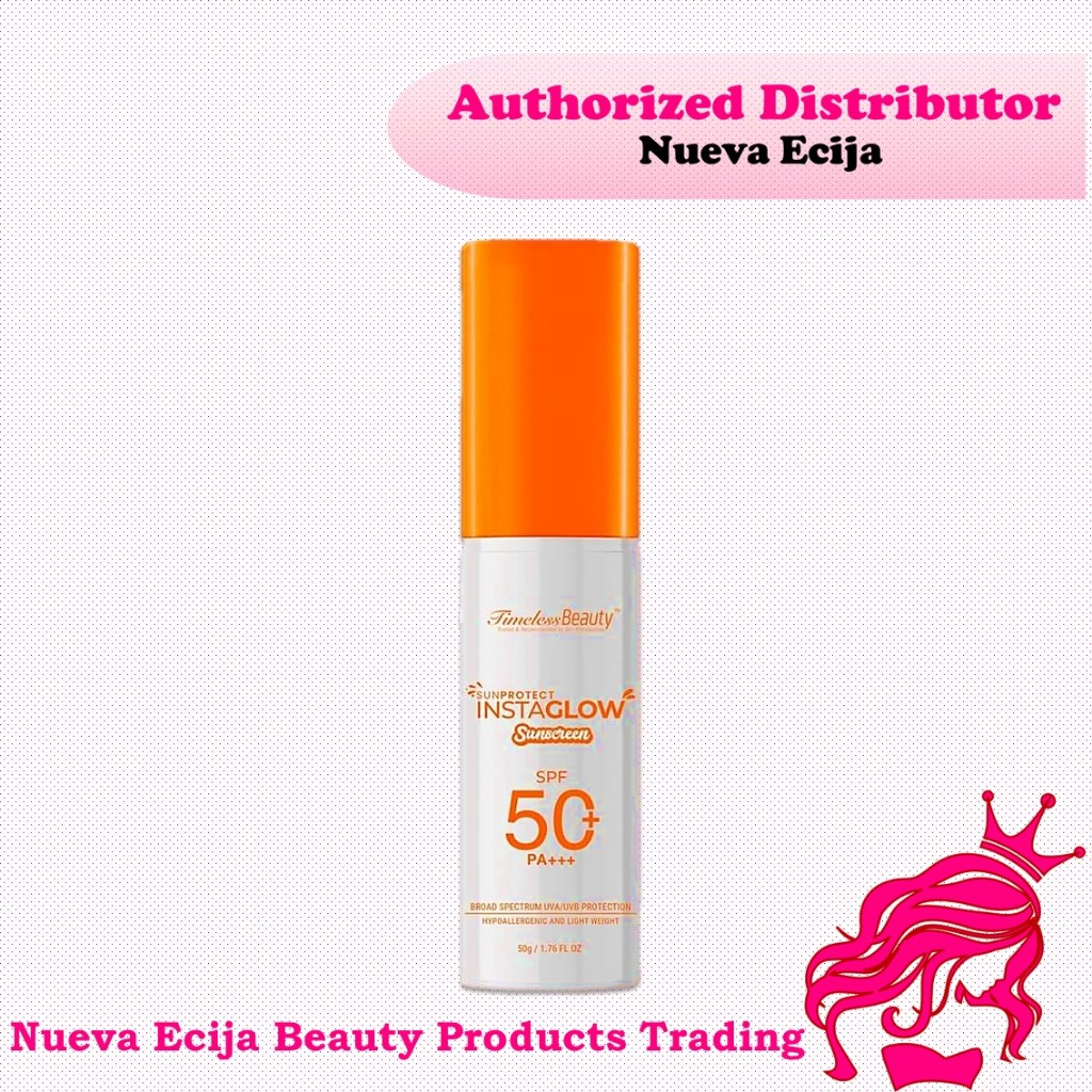 Timeless Beauty Sunprotect Insta Glow Sunscreen SPF50 PA+++ 50g Non ...