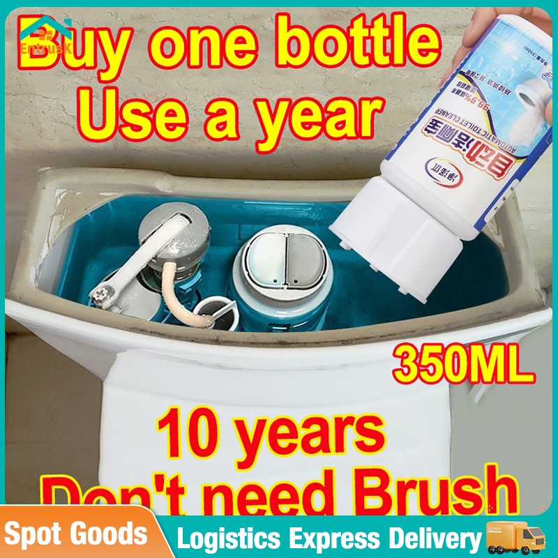 Automatic Toilet Bowl Cleaner 350ml Auto Releasing Dirt Removal 10