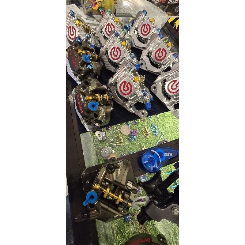 Brembo caliper nickle 2 pot & turtle back premium topgrade | Shopee ...