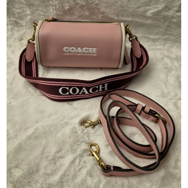 ☆ONHAND!☆ Coach Hotdog Grain Leather Two Way Bag | Shopee Philippines