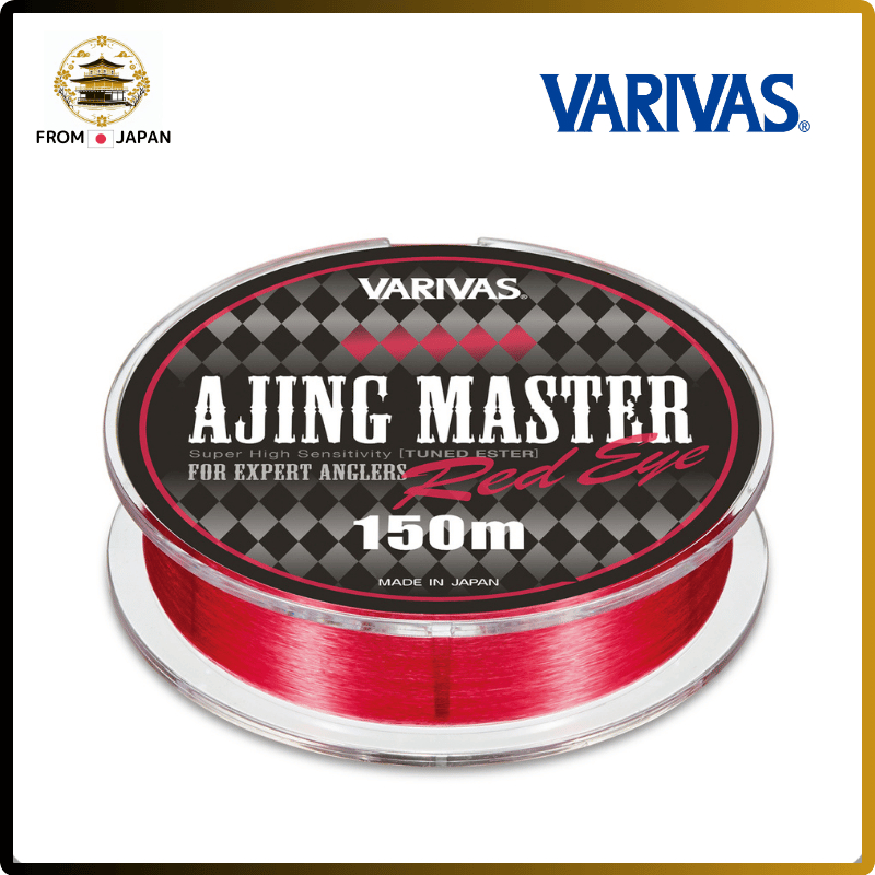 Ligne Varivas Ester Ajing Master Red Eye – 150m – 0.25 / 1.42lb – Neuf