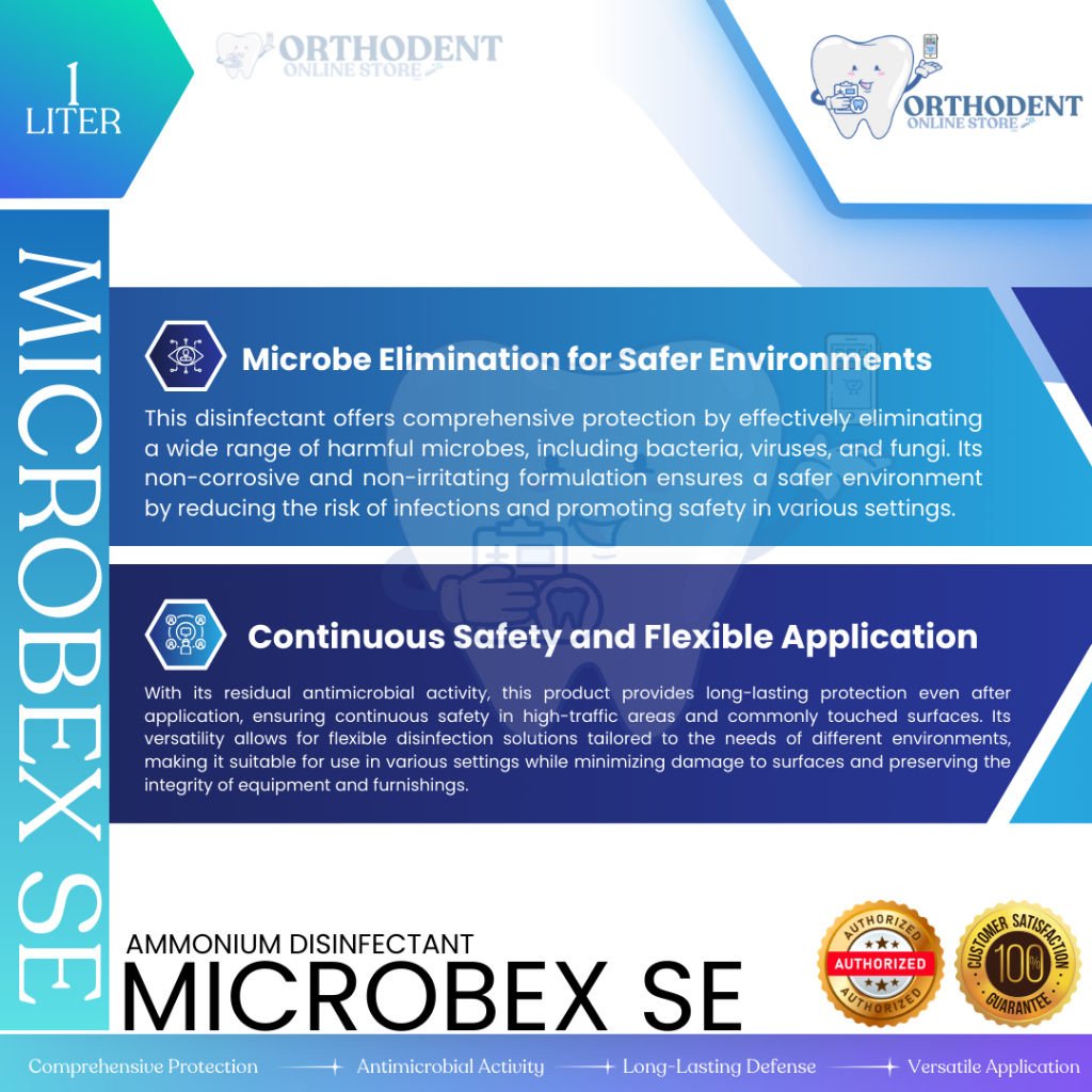 Microbex SE Surface & Instrument Disinfectant – 1L Ready-to-Use Formula ...