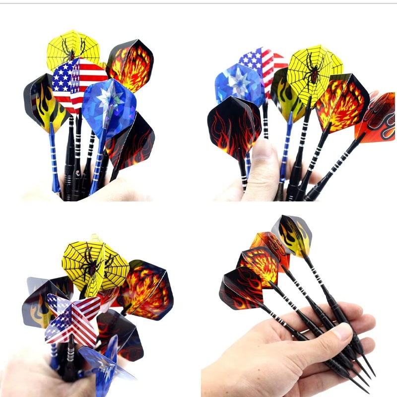 48/60Pcs Dart Flight Dart Pin Flights Professional Standard PVC Dart ...