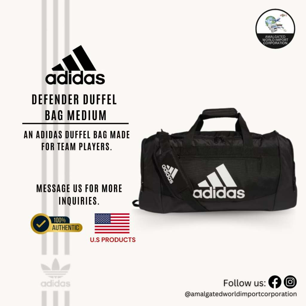 100% AUTHENTIC ADIDAS DEFENDER DUFFEL BAG MEDIUM | Shopee Philippines