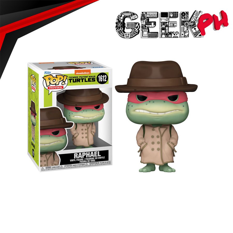 Funko Pop! Movies: Teenage Mutant Ninja Turtles - (Teenage Mutant Ninja Turtles (TMNT) ) 2- Raphael - Tartarughe Ninja - Figura in Vinile da Collezione - Idea Regalo - Merchandising Ufficiale