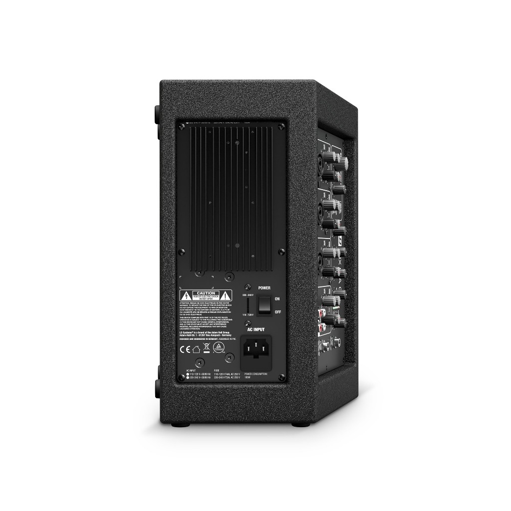 LD Systems LDMIX6AG3 Active 2-Way Loudspeaker with Integrated 4-Channel ...