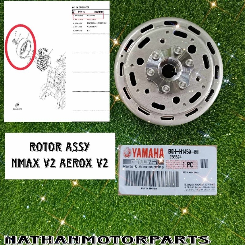 ROTOR ASSY NMAX V2 AEROX V2 | Shopee Philippines