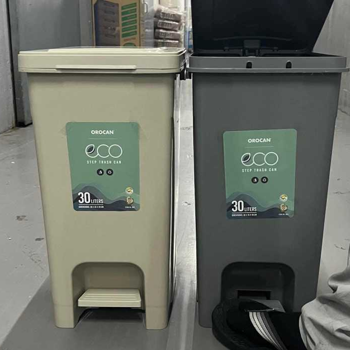 OROCAN TRASHCAN 30 LITERS step TRASHCAN pedal waste can basurahan ...