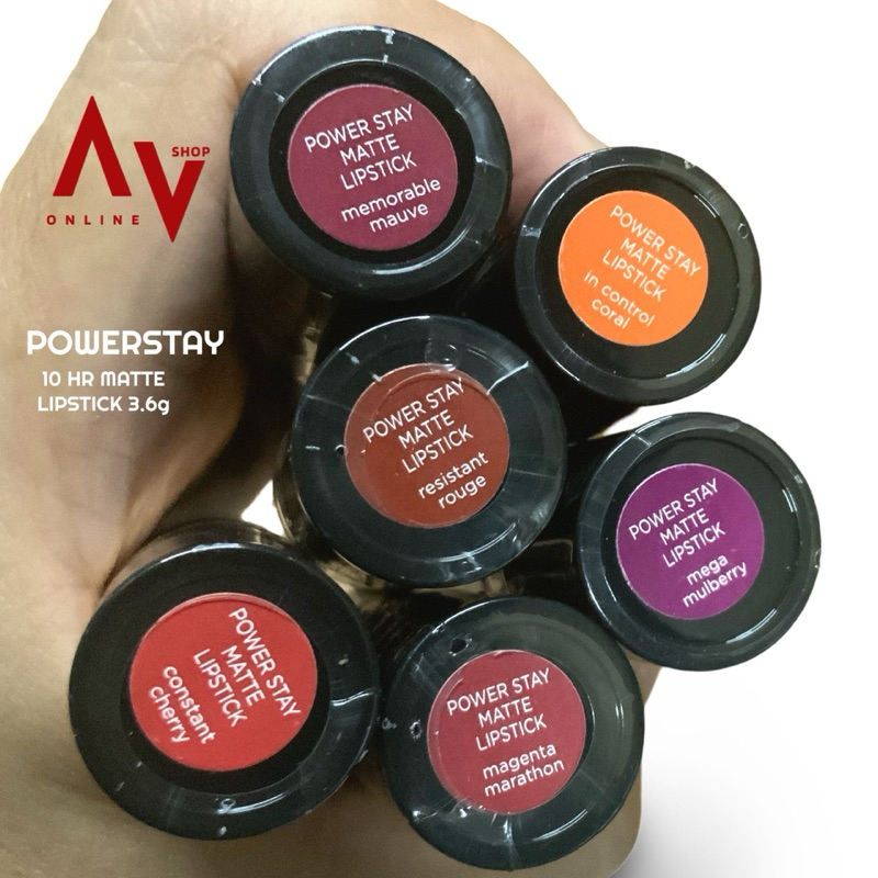 AVON Powerstay Light Weight 10 Hour Matte Bullet Lipstick 3.6 g ...