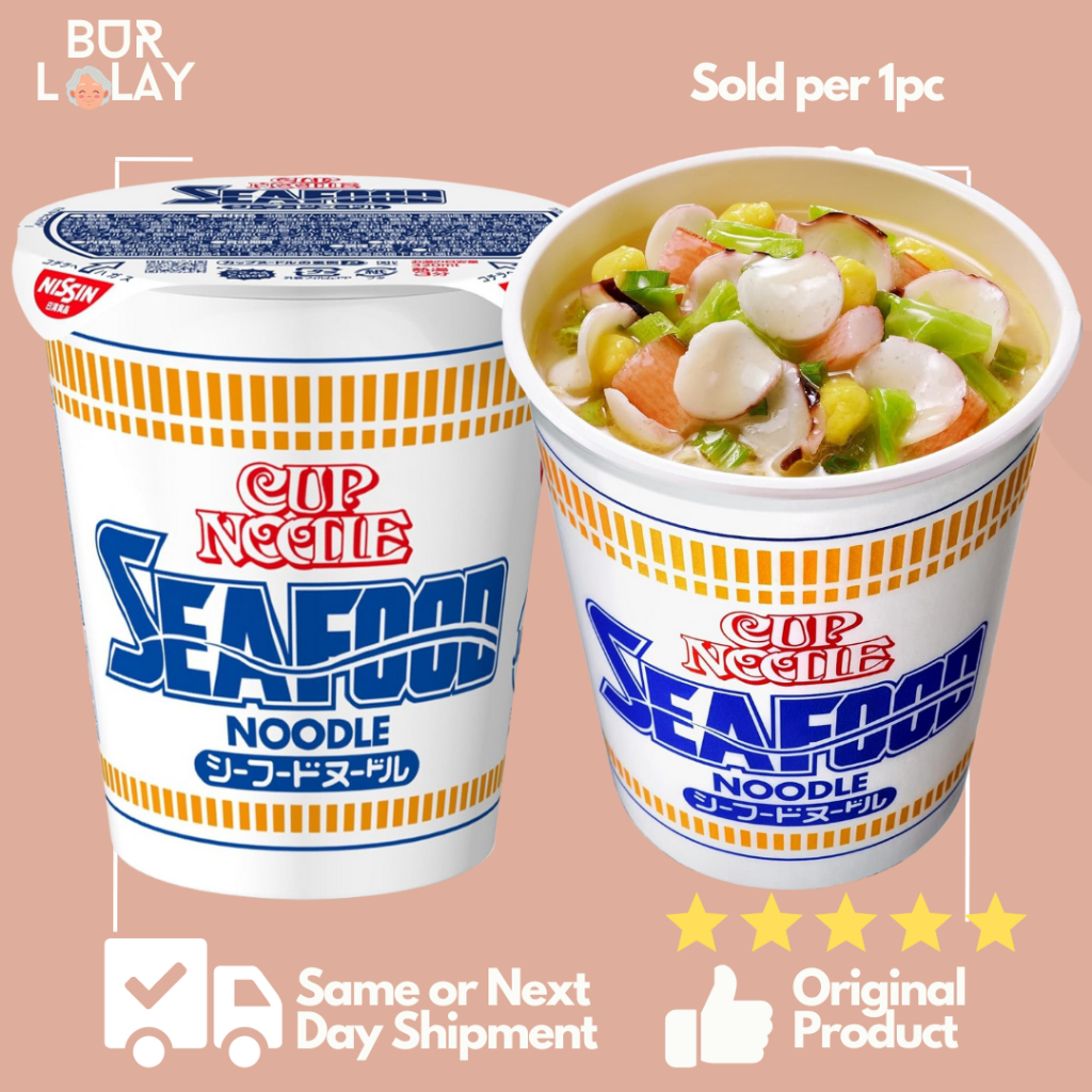 Seafood Nissin Cup noodles Japan 75g 38g Mini | Shopee Philippines