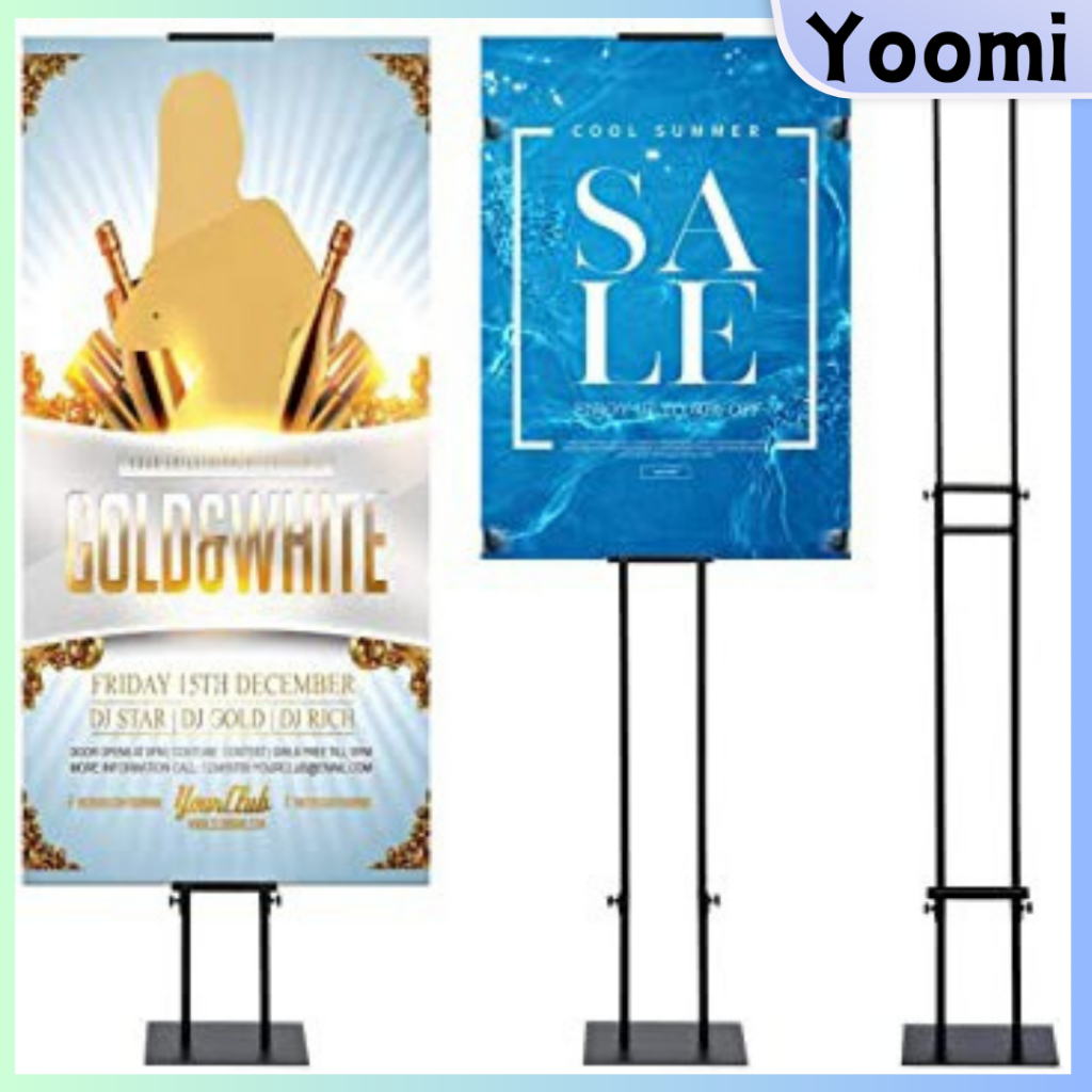 Double Sided KT Board Banner Pedestal Stand Poster Sintra Display Stand ...