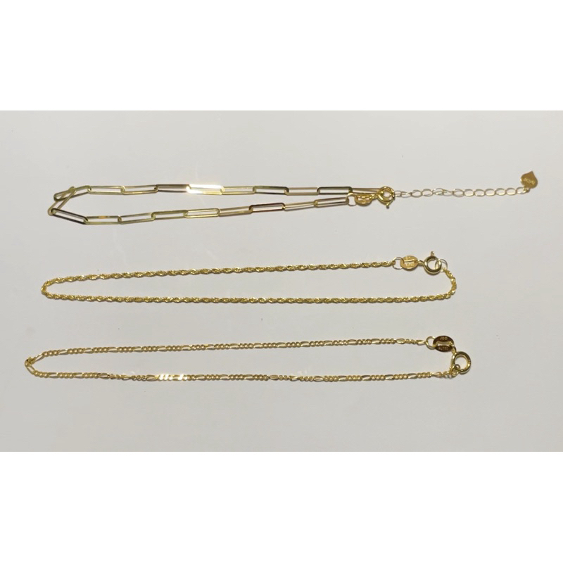PAWNABLE 18K Saudi Gold LIGHTWEIGHT Rope or Paperclip or Figaro ...