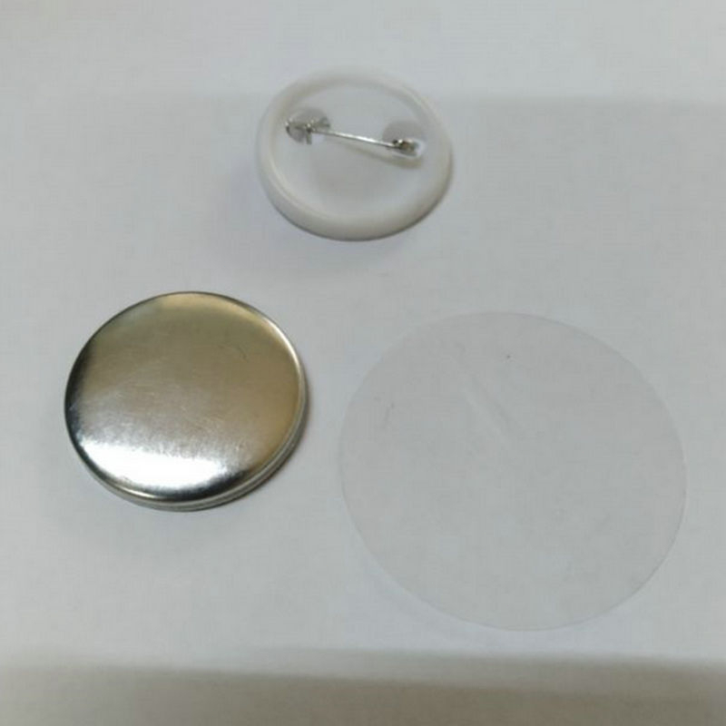 Button pin 32mm 58mm 100sheet Sets (100pcs.)Tinplate badge material ...