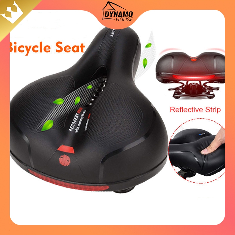 Bike Saddle Steel Rails Mountain Bicycle Seat Soft PU Leather Road MTB Bike Saddle Hollow – buy at low prices in the online store
