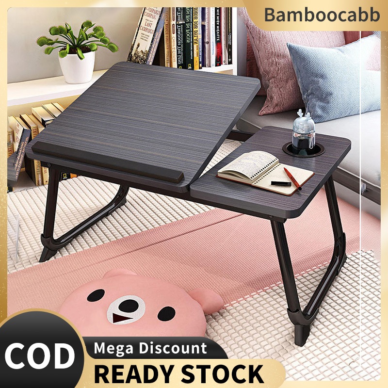 ⚡COD⚡Lazy Table Liftable Small Table Bed-Use Computer Table Folding ...