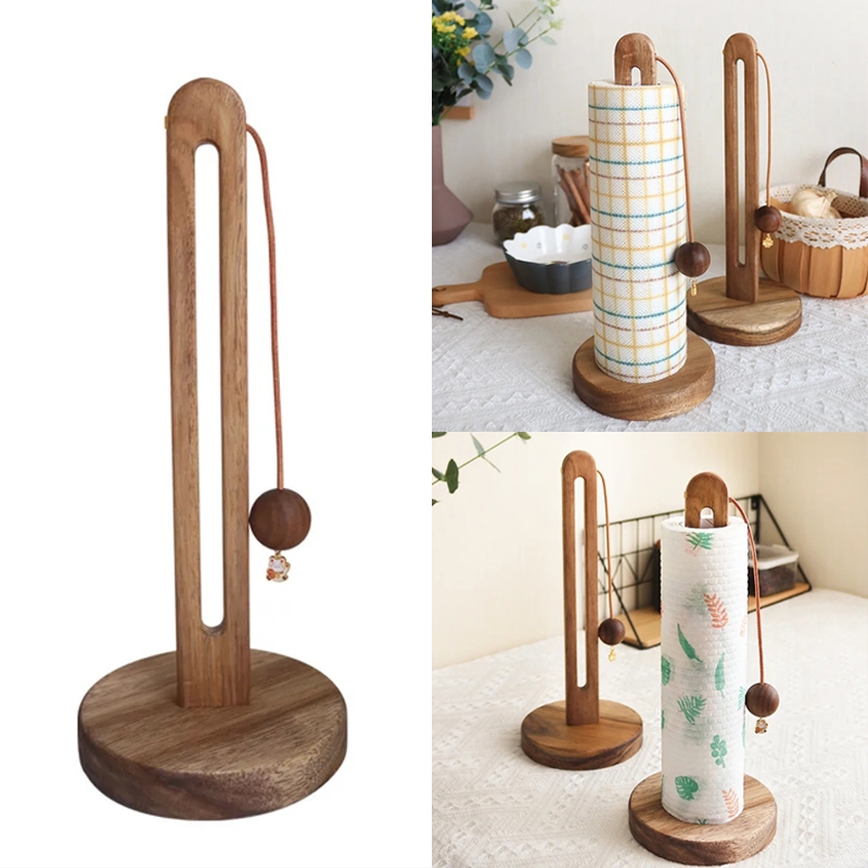 Countertop Vertical Tissue Holder Rack Tissue Towel Stand for Kitchen ...