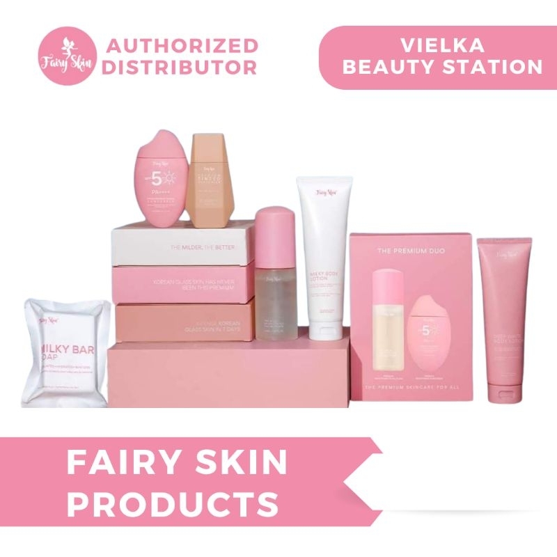 Fairy Skin Derma Set • Premium Brightening Set • Mild Set FREE Cotton ...