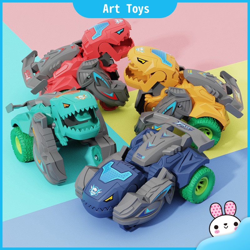 Transforming Tyrannosaurus Rex Car Deformation Car Toys Inertial ...