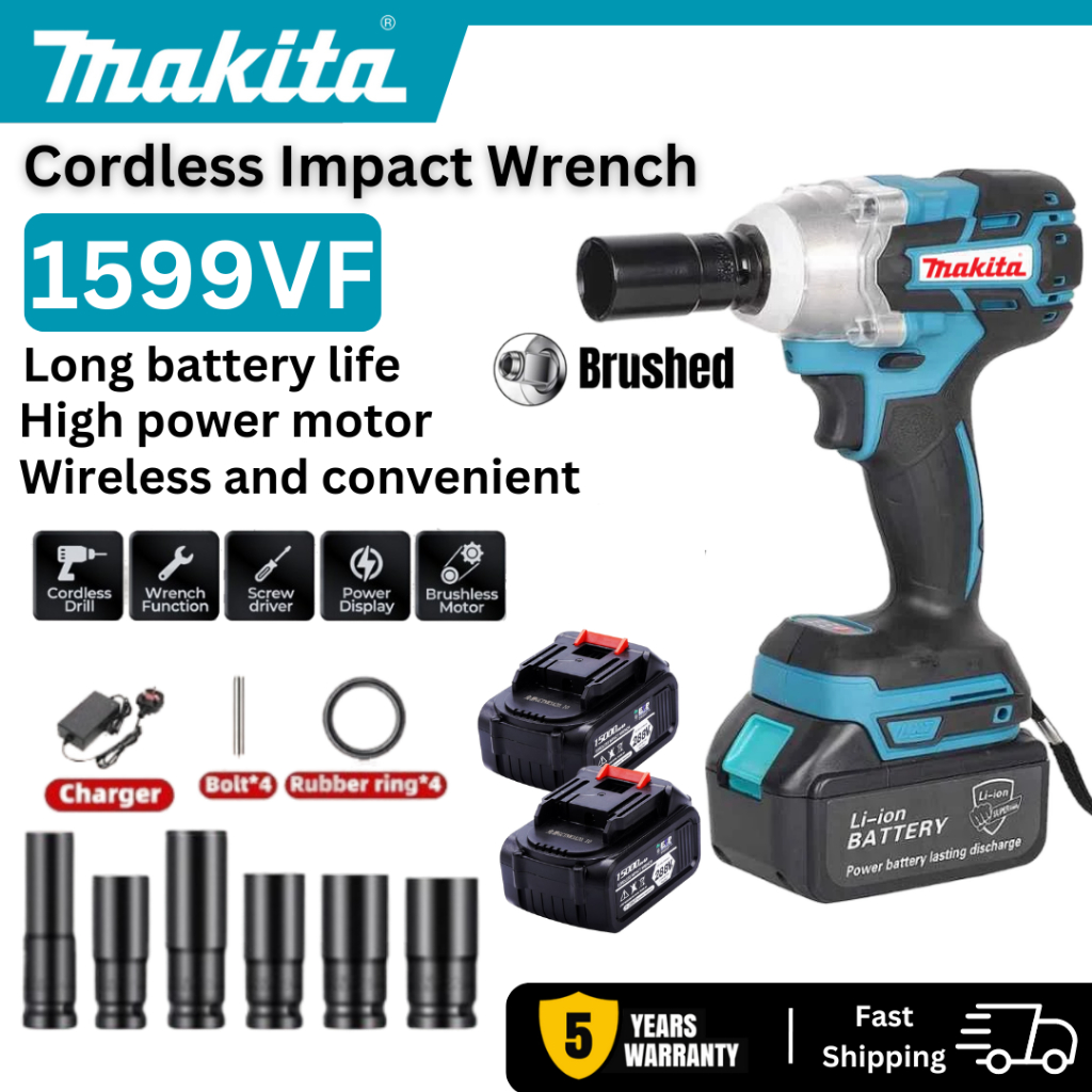 MAKITA 1599VF 3in1 Impact Wrench Size Cordless Electric Impact Wrench  Screwdriver Drill Cordless